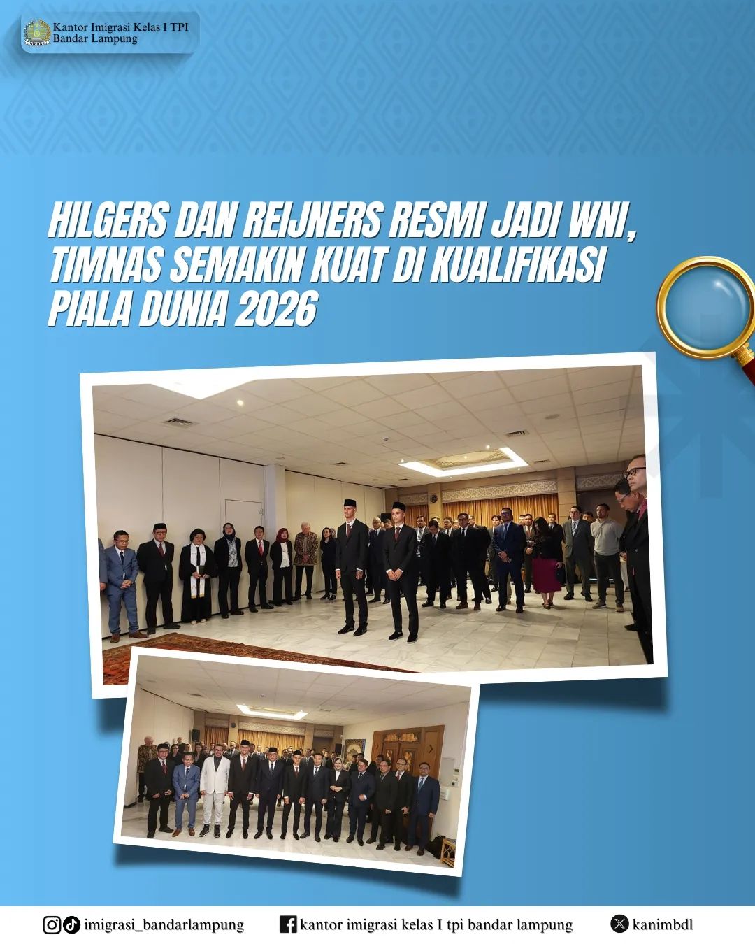 HILGERS DAN REIJNERS RESMI JADI WNI, TIMNAS SEMAKIN KUAT DI KUALIFIKASI PIALA DUNIA 2026